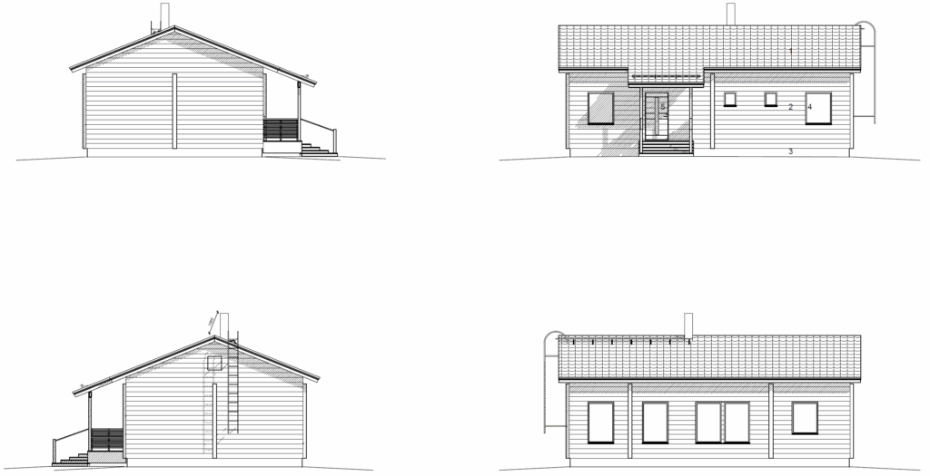 Hirsi-Kiviranta C julkisivut