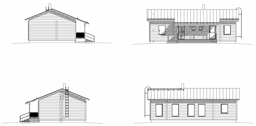 Hirsi-Kukkola B julkisivut