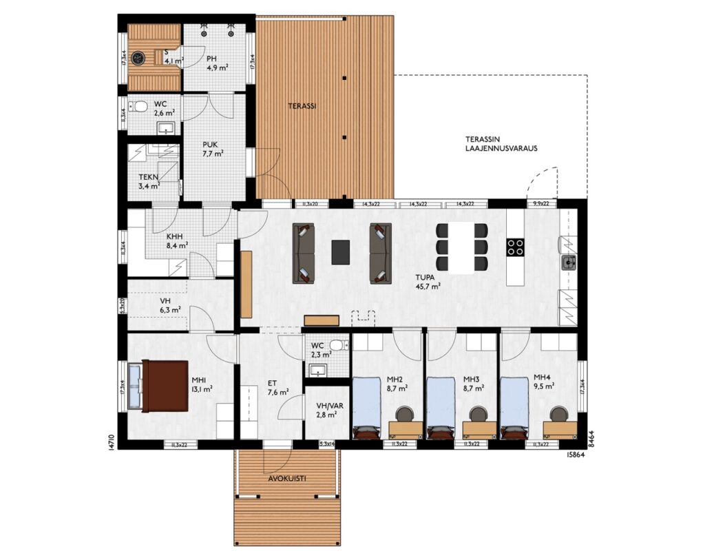 Aamurusko 4 MH versio