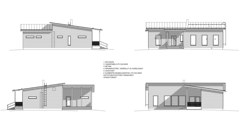 Aamurusko 163 julkisivut