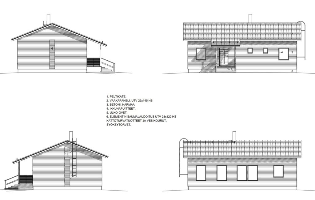 Kiviranta 102 C julkisivut
