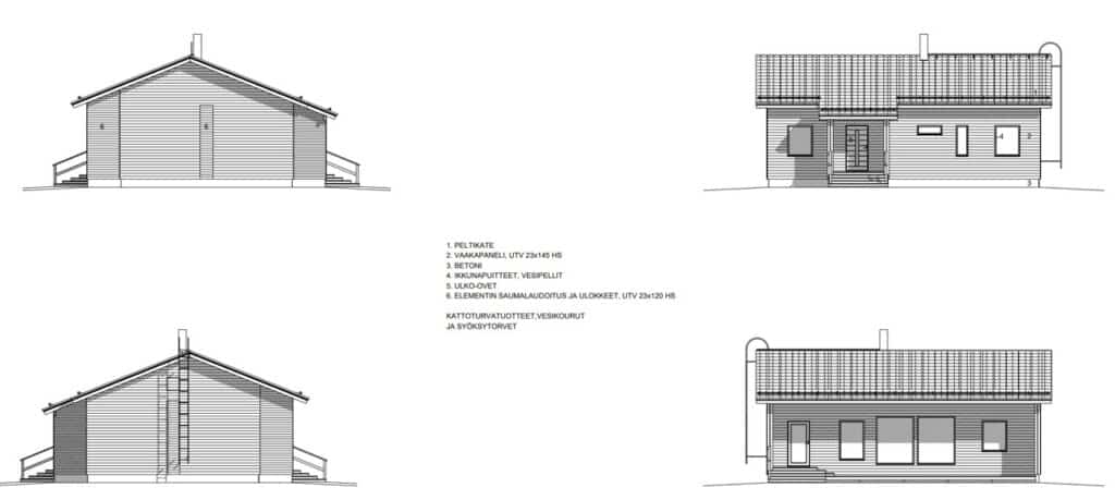 Kiviranta 102 MD julkisivut